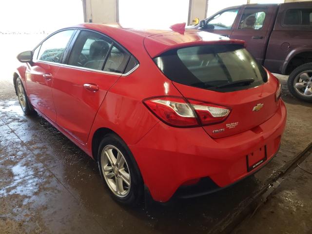 Photo 3 from auction – 2017 CHEVROLET CRUZE LT with VIN 3G1BE6SM6HS587346