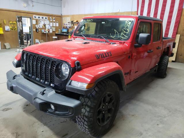 Photo 2 from auction – 2021 JEEP GLADIATOR with VIN 1C6HJTAG6ML513858