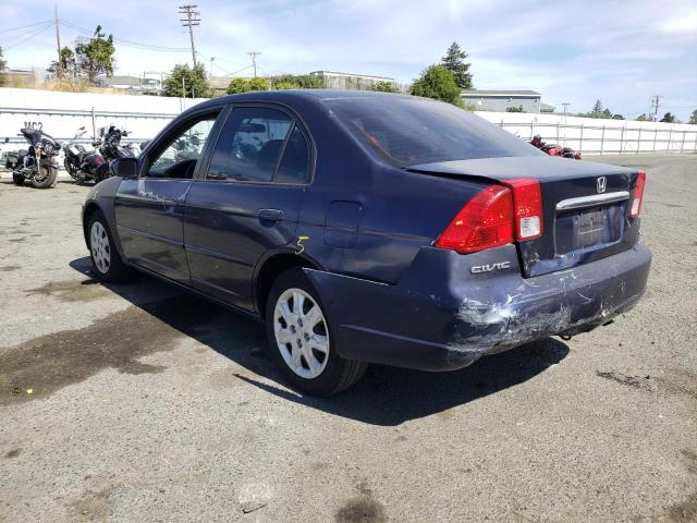 Photo 3 from auction – 2003 HONDA CIVIC EX with VIN 2HGES25753H537286