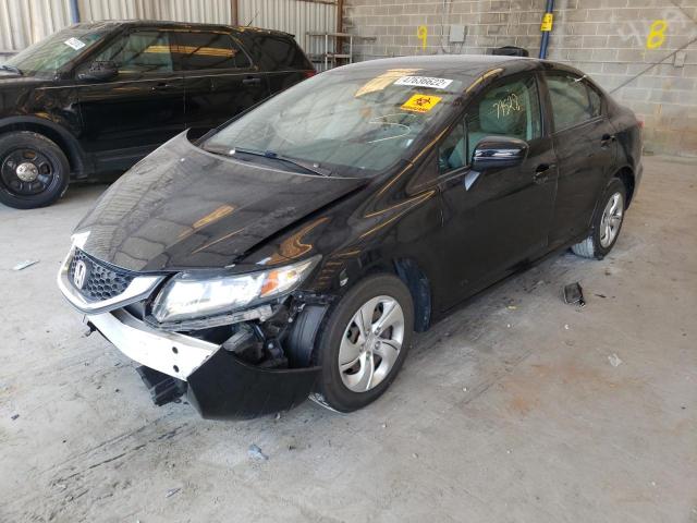 Photo 2 from auction – 2015 HONDA CIVIC LX with VIN 19XFB2F55FE043395