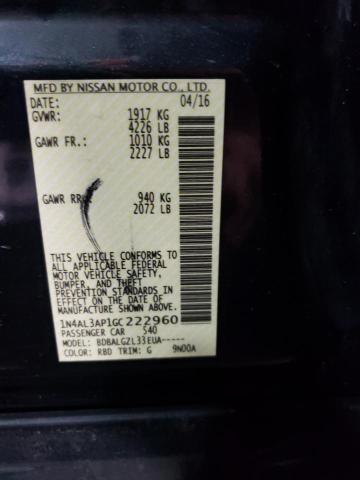 Photo 10 from auction – 2016 NISSAN ALTIMA 2.5 with VIN 1N4AL3AP1GC222960