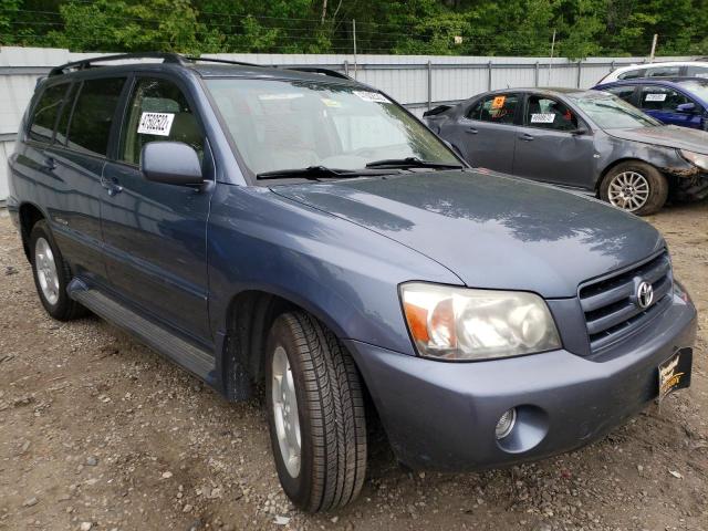 TOYOTA HIGHLANDER 2007 with VIN JTEEP21A370218380 - Photo from auction