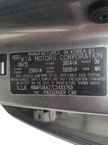 Photo 10 from auction – 2012 KIA FORTE EX with VIN KNAFU4A27C5483769