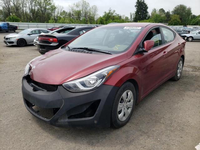 Photo 2 from auction – 2016 HYUNDAI ELANTRA SE with VIN 5NPDH4AE6GH709847