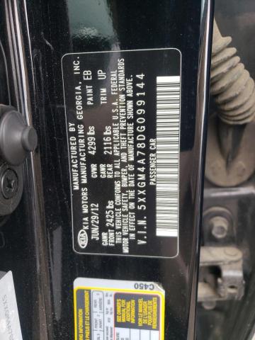 Photo 10 from auction – 2013 KIA OPTIMA LX with VIN 5XXGM4A78DG099144