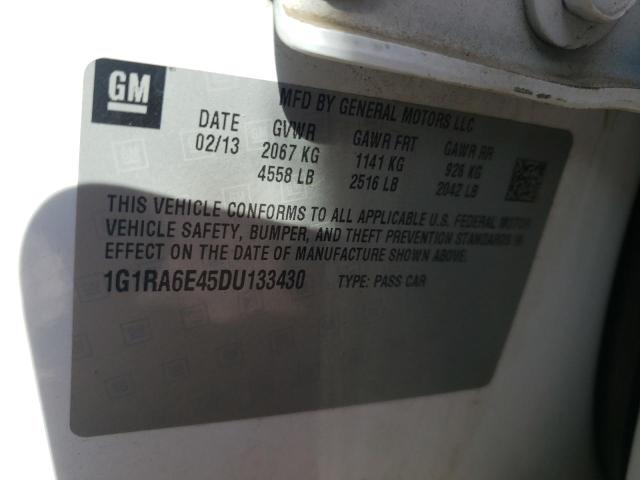Photo 10 from auction – 2013 CHEVROLET VOLT with VIN 1G1RA6E45DU133430