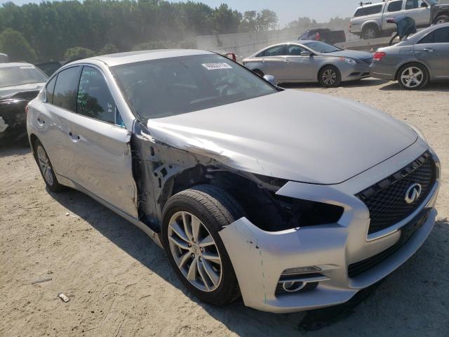 INFINITI Q50 BASE 2015 with VIN JN1BV7ARXFM396085 - Photo from auction