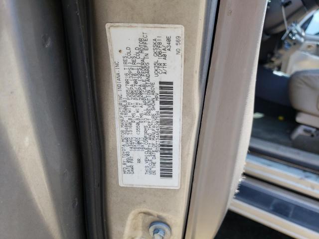 Photo 10 from auction – 2004 TOYOTA SEQUOIA with VIN 5TDZT34A64S207594