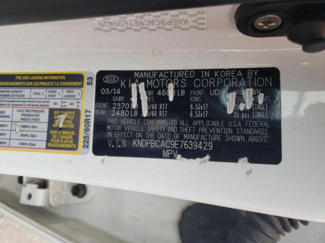 Photo 10 from auction – 2014 KIA SPORTAGE with VIN KNDPBCAC9E7639429