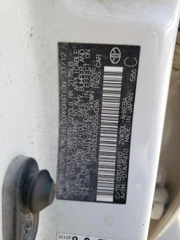 Photo 10 from auction – 2013 TOYOTA PRIUS with VIN JTDKN3DUXD5564286