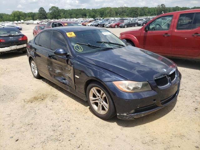 BMW 328 I 2008 with VIN WBAVA37538NL57643 - Photo from auction