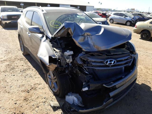 HYUNDAI SANTA FE S 2018 with VIN 5NMZU3LB8JH083687 - Photo from auction