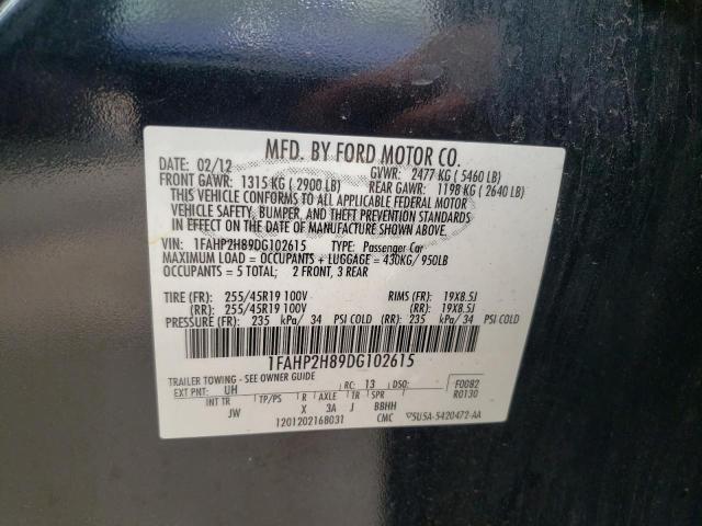 Photo 10 from auction – 2013 FORD TAURUS SEL with VIN 1FAHP2H89DG102615