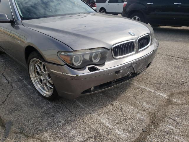 Photo 9 from auction – 2004 BMW 745 LI with VIN WBAGN63564DS55404
