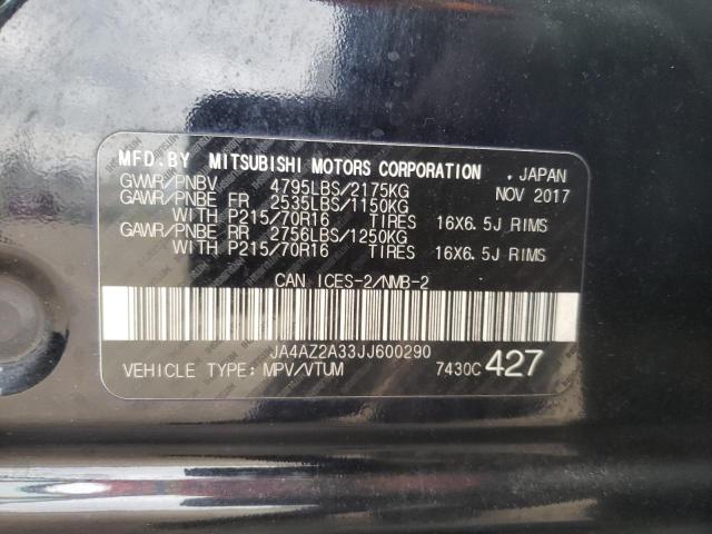 Photo 10 from auction – 2018 MITSUBISHI OUTLANDER with VIN JA4AZ2A33JJ600290