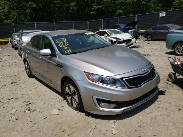 KIA OPTIMA HYB 2013 with VIN KNAGM4AD1D5057728 - Photo from auction