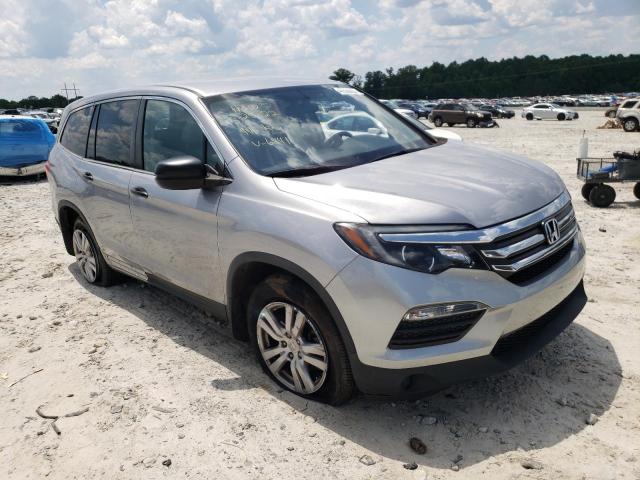 HONDA PILOT LX 2018 with VIN 5FNYF5H16JB026441 - Photo from auction