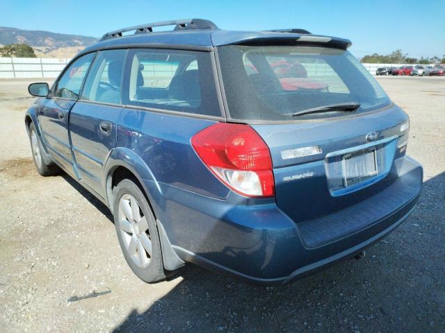 Photo 3 from auction – 2008 SUBARU OUTBACK 2. with VIN 4S4BP61C387338488
