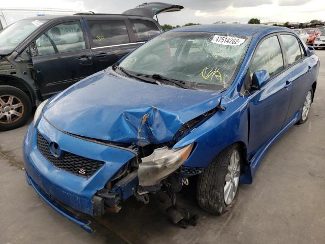 Photo 2 from auction – 2009 TOYOTA COROLLA BA with VIN 1NXBU40E29Z163461