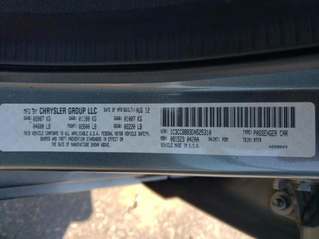 Photo 10 from auction – 2013 CHRYSLER 200 TOURIN with VIN 1C3CCBBB3DN525310