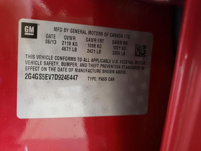 Photo 10 from auction – 2013 BUICK REGAL PREM with VIN 2G4GS5EV7D9246447