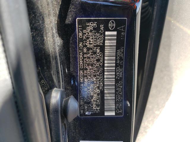 Photo 10 from auction – 2011 TOYOTA PRIUS with VIN JTDKN3DU7B1406637