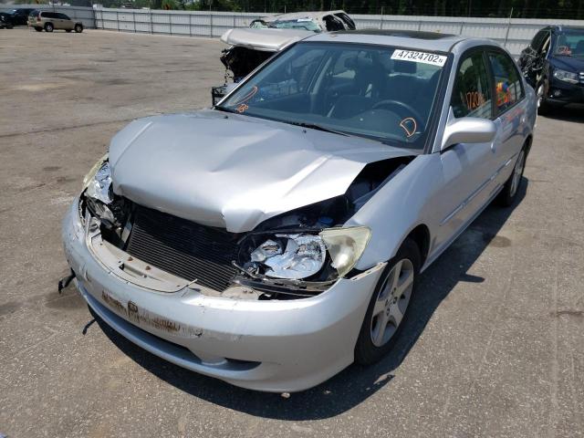Photo 2 from auction – 2004 HONDA CIVIC EX with VIN 2HGES26804H624554
