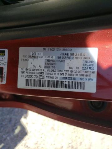 Photo 10 from auction – 2012 MAZDA 5 with VIN JM1CW2CL2C0126586