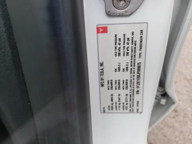 Photo 10 from auction – 2018 TESLA MODEL 3 with VIN 5YJ3E1EB8JF099975