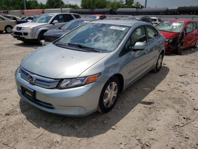 Photo 2 from auction – 2012 HONDA CIVIC HYBR with VIN JHMFB4F21CS006451