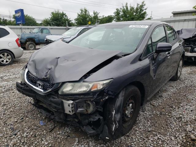 Photo 2 from auction – 2014 HONDA CIVIC LX with VIN 19XFB2F59EE015775