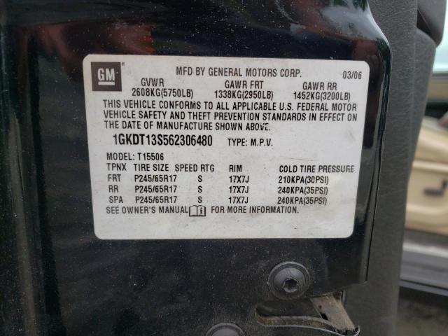 Photo 10 from auction – 2006 GMC ENVOY with VIN 1GKDT13S562306480