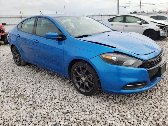 DODGE DART SE 2016 with VIN 1C3CDFAA6GD564416 - Photo from auction