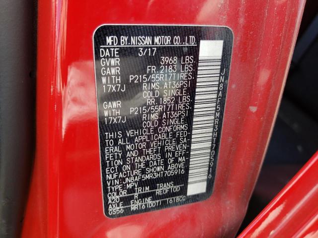 Photo 10 from auction – 2017 NISSAN JUKE S with VIN JN8AF5MR3HT705916