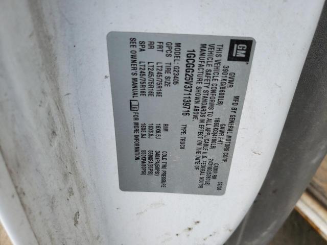 Photo 10 from auction – 2007 CHEVROLET EXPRESS G2 with VIN 1GCGG25V371139716