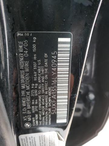 Zdjęcie 10 z aukcji – 2006 BMW X5 3.0I z VIN 5UXFA13516LY40945