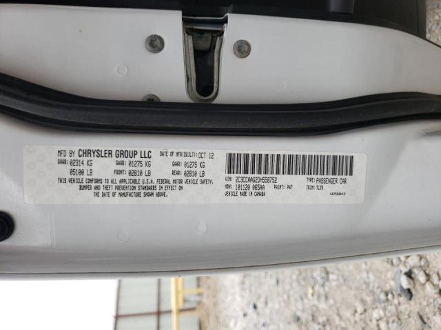 Photo 10 from auction – 2013 CHRYSLER 300 with VIN 2C3CCAAG2DH558752