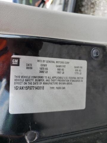 Photo 10 from auction – 2007 CHEVROLET COBALT LS with VIN 1G1AK15F977140818