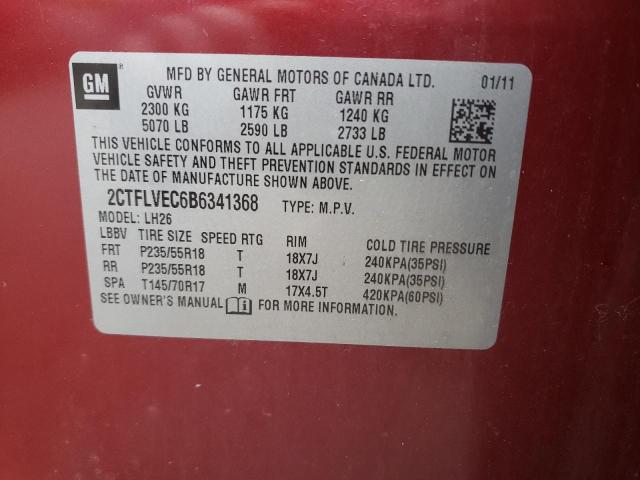 Photo 10 from auction – 2011 GMC TERRAIN SL with VIN 2CTFLVEC6B6341368