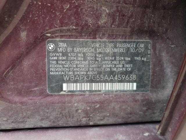 Photo 10 from auction – 2010 BMW 328 XI with VIN WBAPK7C55AA459638