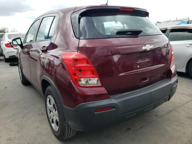 Photo 3 from auction – 2016 CHEVROLET TRAX LS with VIN 3GNCJKSB3GL217177