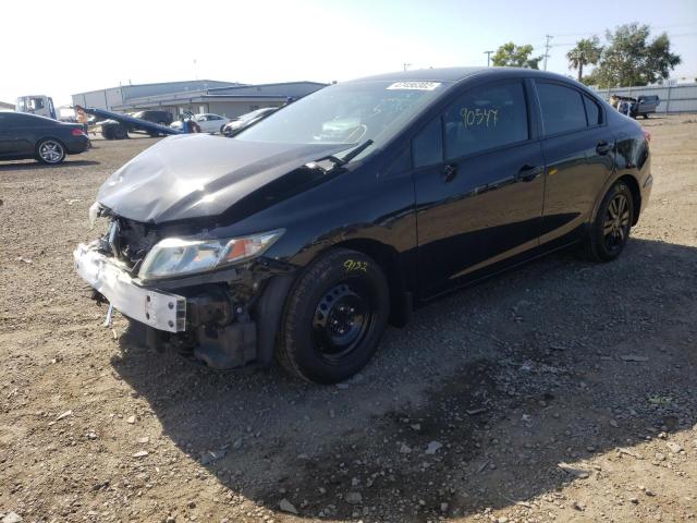 Photo 2 from auction – 2013 HONDA CIVIC LX with VIN 19XFB2F51DE267602