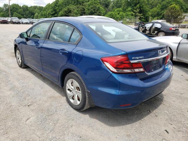 Photo 3 from auction – 2014 HONDA CIVIC LX with VIN 19XFB2F54EE211140