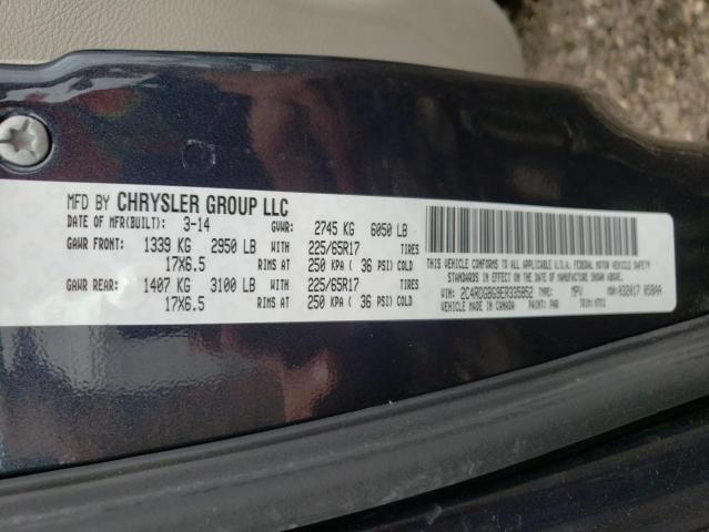 Photo 10 from auction – 2014 DODGE GRAND CARA with VIN 2C4RDGBG9ER335852