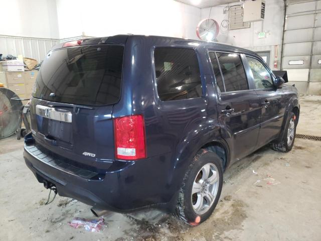 Photo 4 from auction – 2012 HONDA PILOT EXL with VIN 5FNYF4H64CB078644