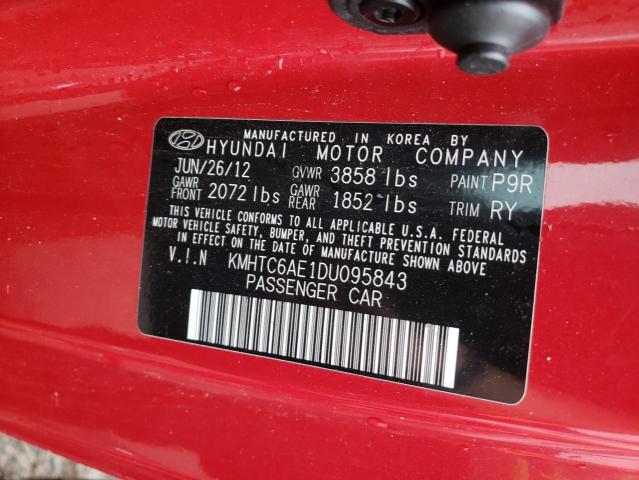 Photo 10 from auction – 2013 HYUNDAI VELOSTER with VIN KMHTC6AE1DU095843