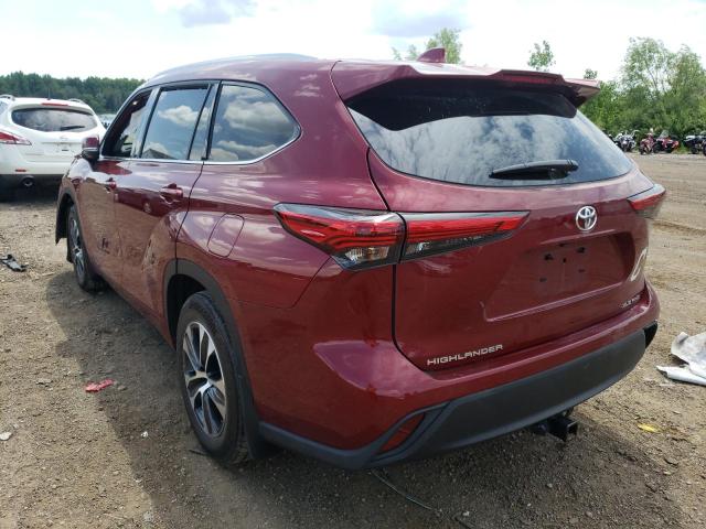 Photo 3 from auction – 2021 TOYOTA HIGHLANDER with VIN 5TDHZRBH6MS124115
