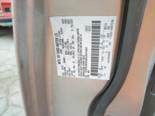 Photo 10 from auction – 2008 FORD EXPLORER X with VIN 1FMEU63E28UA21243
