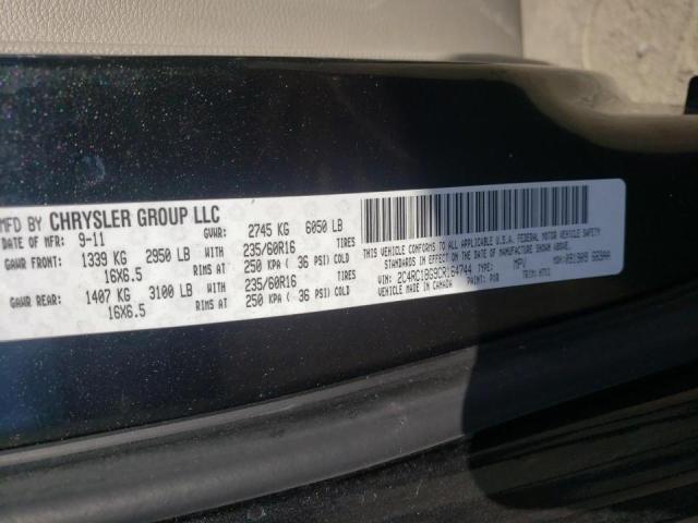 Photo 10 from auction – 2012 CHRYSLER TOWN & COU with VIN 2C4RC1BG9CR164744