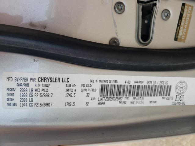 Photo 10 from auction – 2009 JEEP PATRIOT SP with VIN 1J4FF28B39D228097